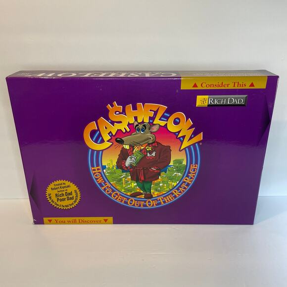 Vintage CASHFLOW Board Game Rich Dad Robert Kiyosaki Investing 101 - Picture 13 of 14